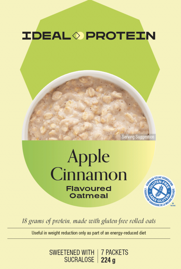 Ideal Protein Apple Cinnamon Flavoured Oatmeal - Image 3