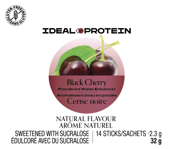 Black cherry box showing 14 sticks per box.
