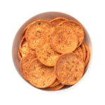 Ideal Protein Pizza Crisps in a bowl.